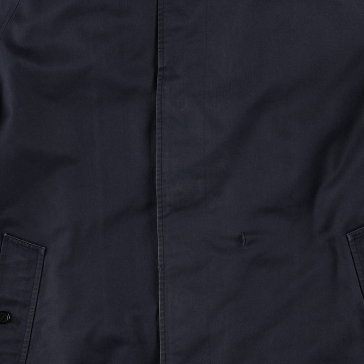 Burberry's BURBERRYS OF LONDON Balmacaan Coat, Men's Size L cotton navy blue type Vintage Second Hand