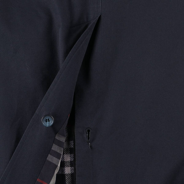 Burberry's BURBERRYS OF LONDON Balmacaan Coat, Men's Size L cotton navy blue type Vintage Second Hand