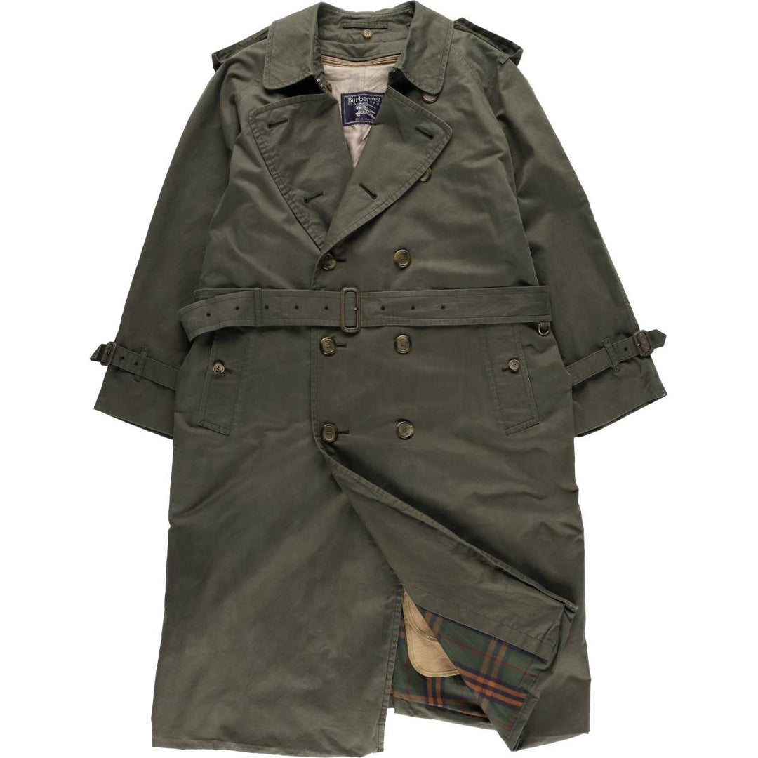 Burberry's Burberrys of London trench coat, men's size M cotton Khaki type Vintage Second Hand