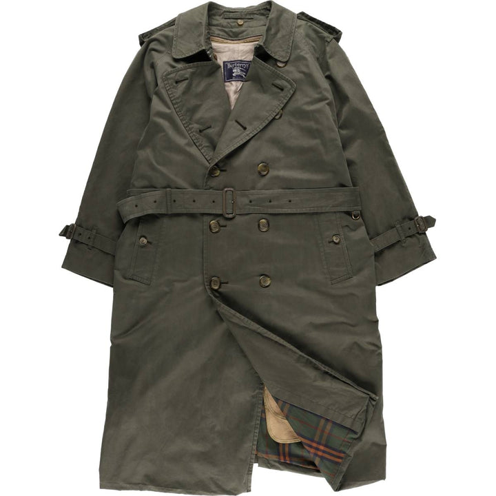 Burberry's Burberrys of London trench coat, men's size M cotton Khaki type Vintage Second Hand