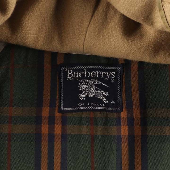 Burberry's Burberrys of London trench coat, men's size M cotton Khaki type Vintage Second Hand