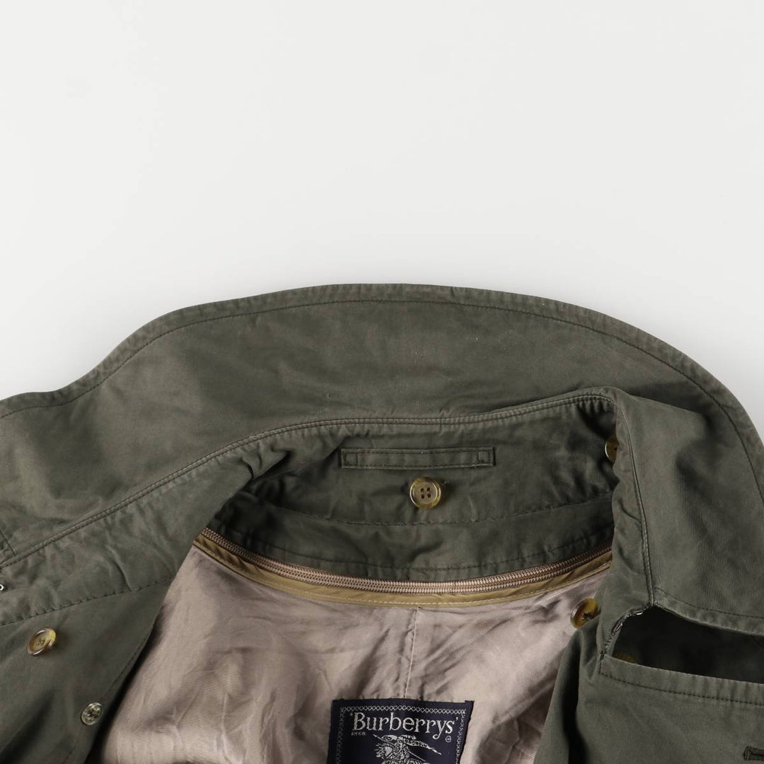 Burberry's Burberrys of London trench coat, men's size M cotton Khaki type Vintage Second Hand