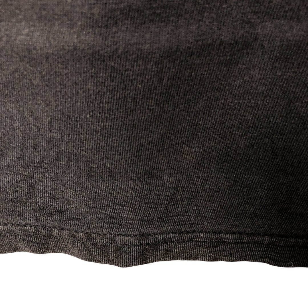 2000'S Harley-Davidson Motorcycle Eagle Pattern Fire Pattern Long Sleeve T-Shirt Made in USA cotton Charcoal Vintage Second Hand