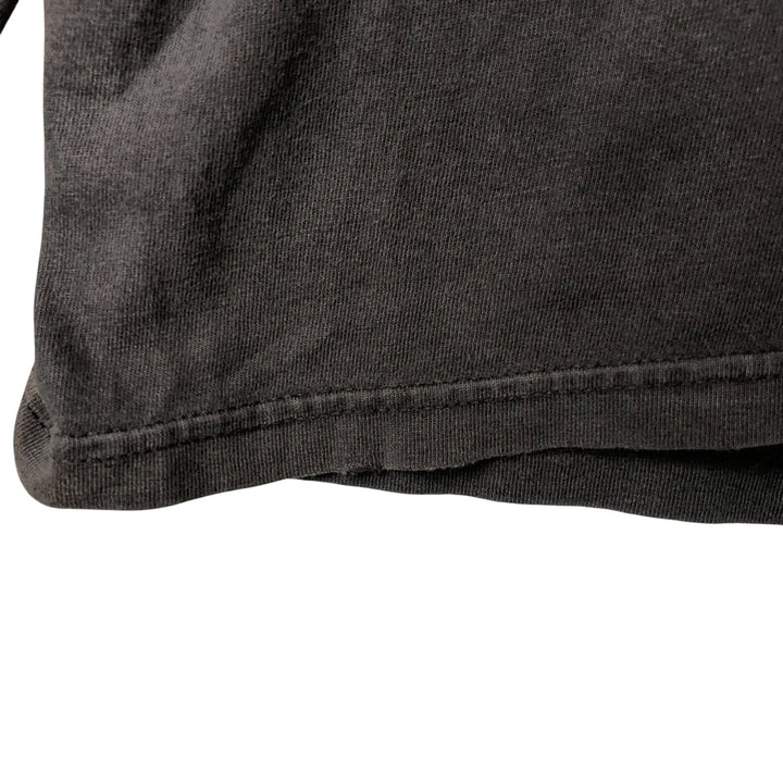 2000'S Harley-Davidson Motorcycle Eagle Pattern Fire Pattern Long Sleeve T-Shirt Made in USA cotton Charcoal Vintage Second Hand