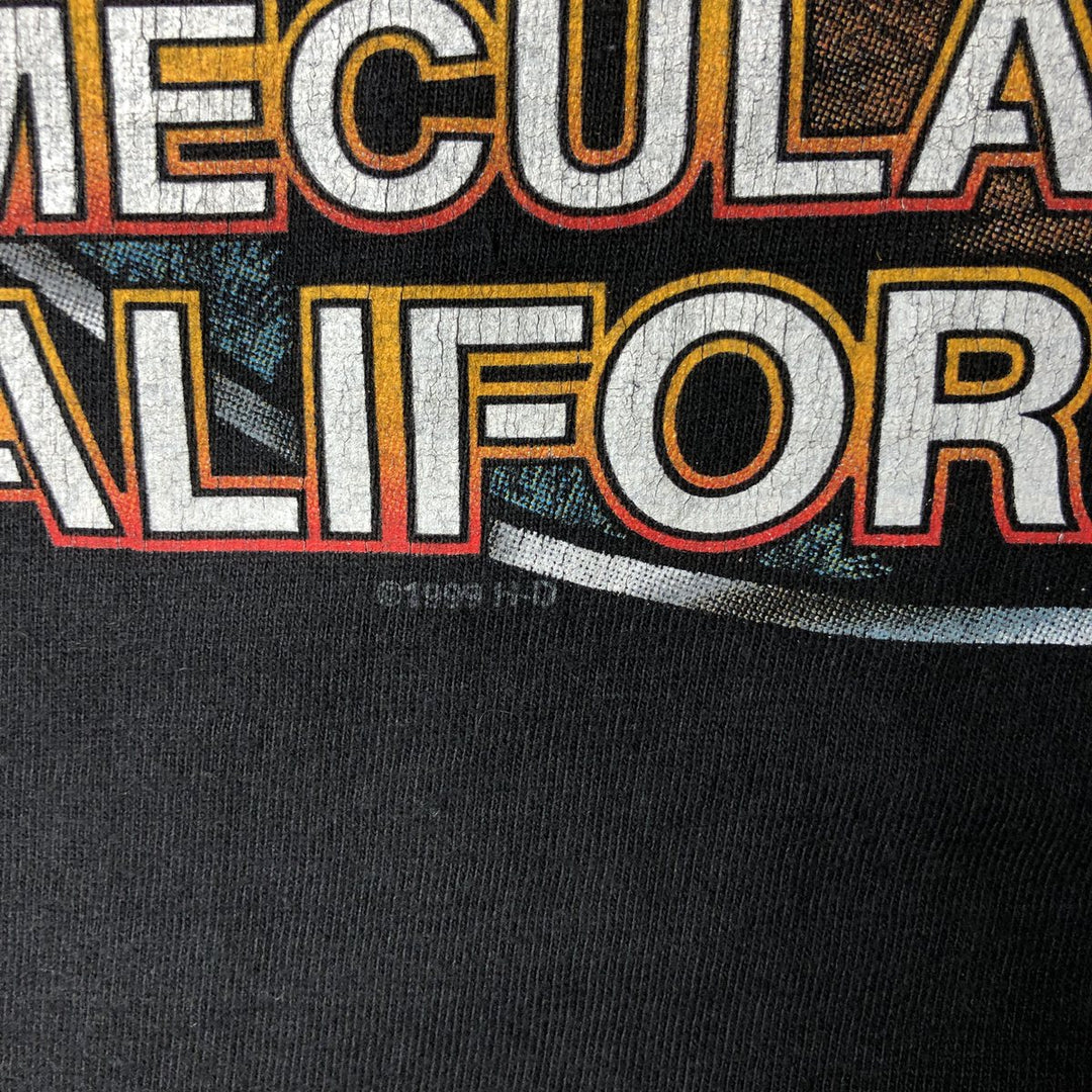 Vintage 90'S Harley-Davidson Motorcycle Tribal Long Sleeve T-Shirt, Made in USA, Men's Size XL cotton black type Vintage Second Hand