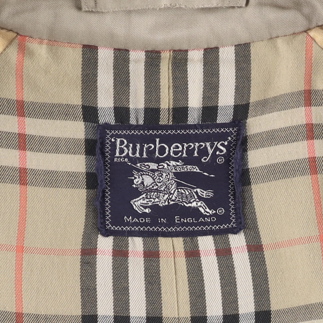 90'S Burberry trench coat, made in England, men's size XL, vintage cotton Beige type Vintage Second Hand