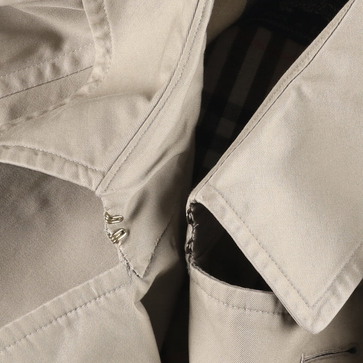 90'S Burberry trench coat, made in England, men's size XL, vintage cotton Beige type Vintage Second Hand