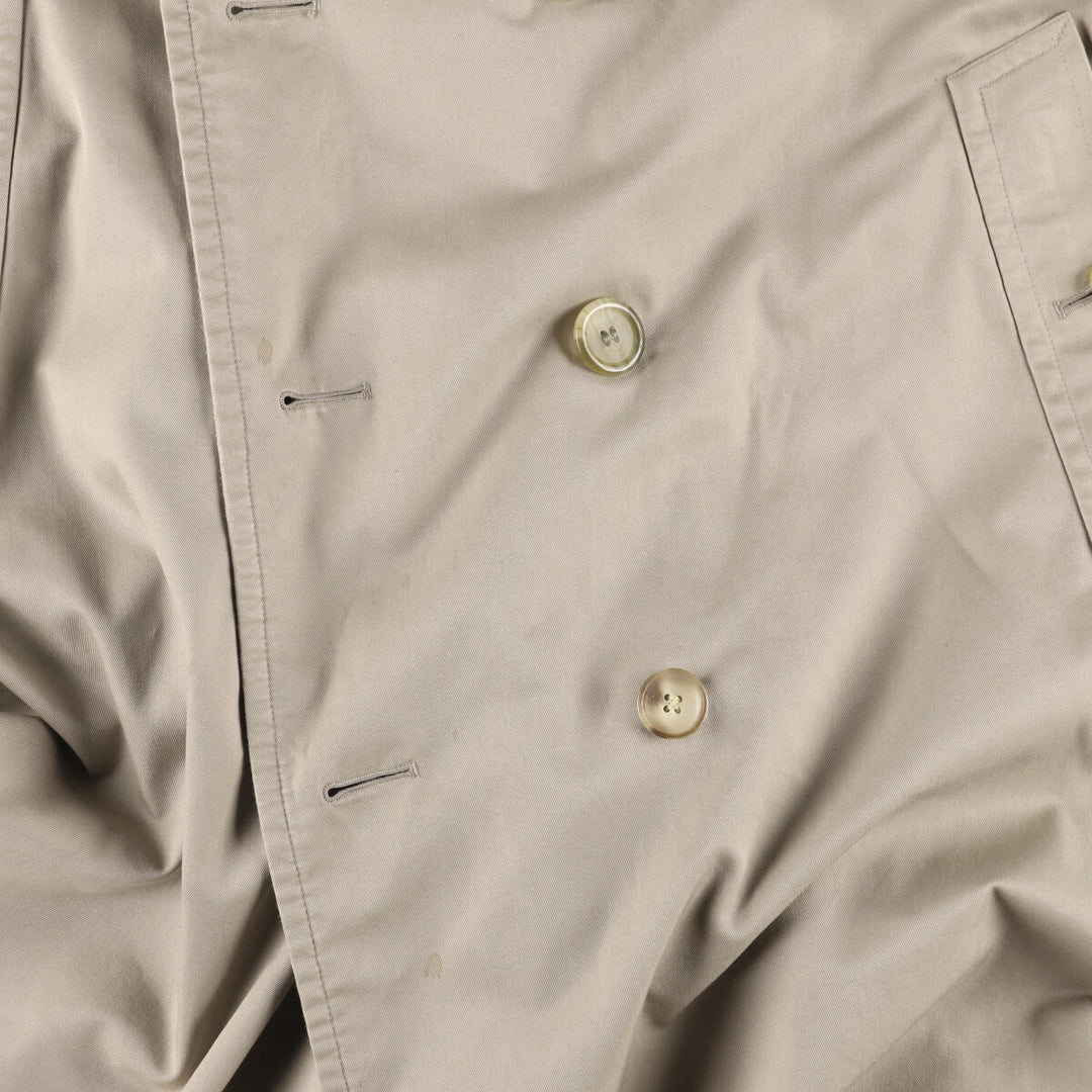 90'S Burberry trench coat, made in England, men's size XL, vintage cotton Beige type Vintage Second Hand