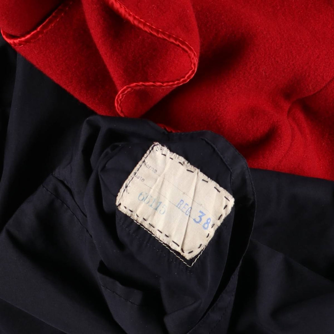 Vintage 1970'S Aquascutum Balmacaan coat, made in England, size M, men's unclear navy blue type Vintage Second Hand