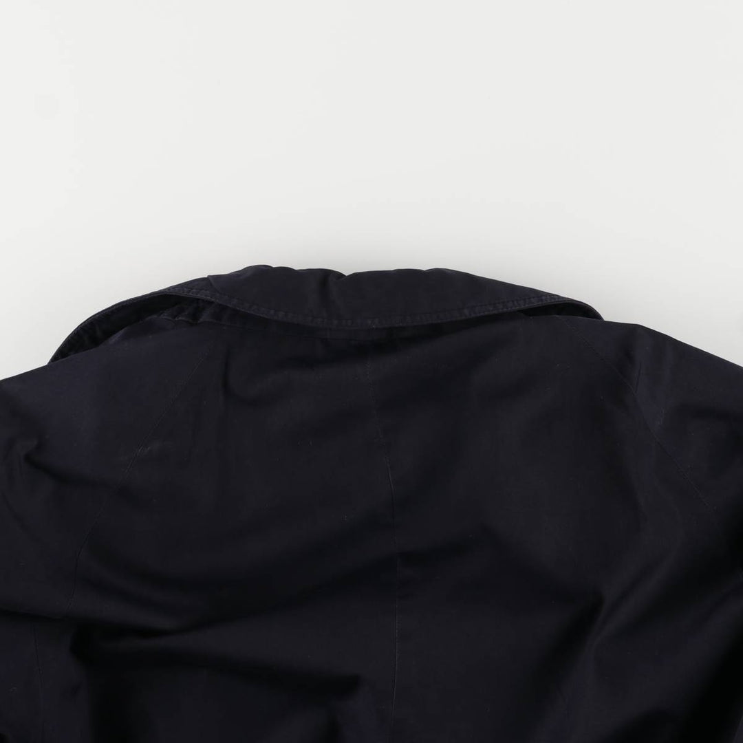 Vintage 1970'S Aquascutum Balmacaan coat, made in England, size M, men's unclear navy blue type Vintage Second Hand