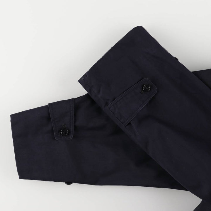 Vintage 1970'S Aquascutum Balmacaan coat, made in England, size M, men's unclear navy blue type Vintage Second Hand