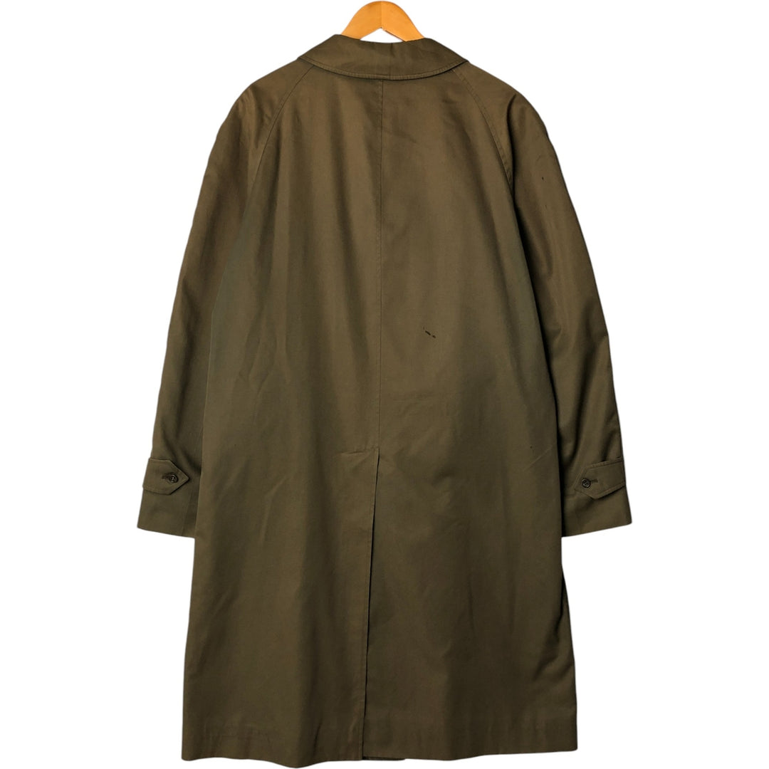 Burberry's Balmacaan coat, men's XL size polyester Khaki type Vintage Second Hand