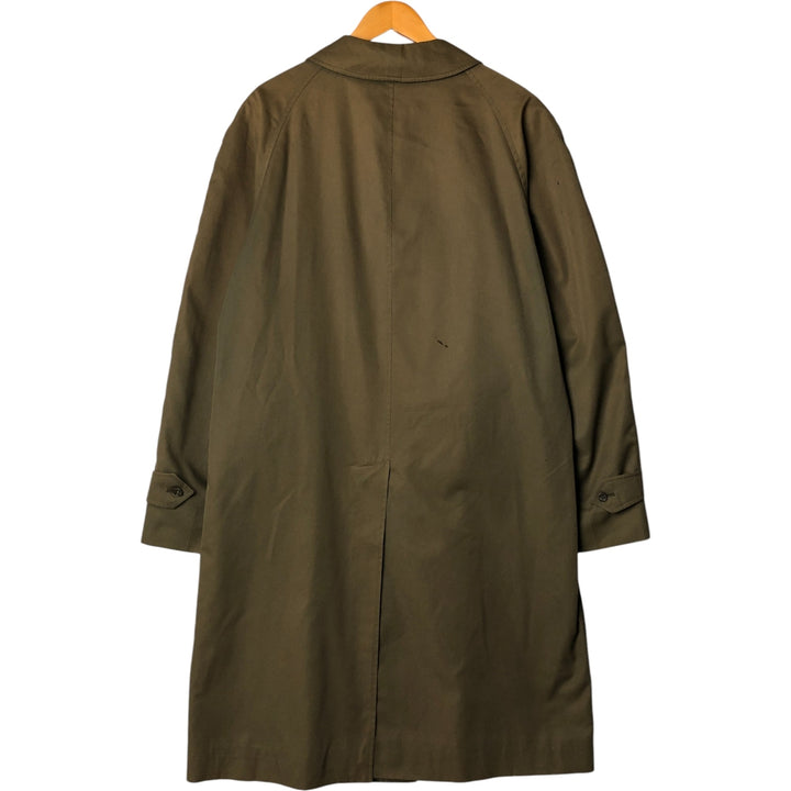 Burberry's Balmacaan coat, men's XL size polyester Khaki type Vintage Second Hand