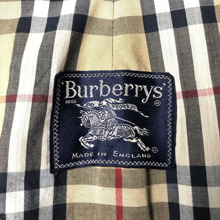 Burberry's Balmacaan coat, men's XL size polyester Khaki type Vintage Second Hand