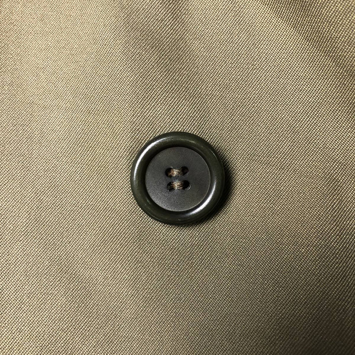 Burberry's Balmacaan coat, men's XL size polyester Khaki type Vintage Second Hand