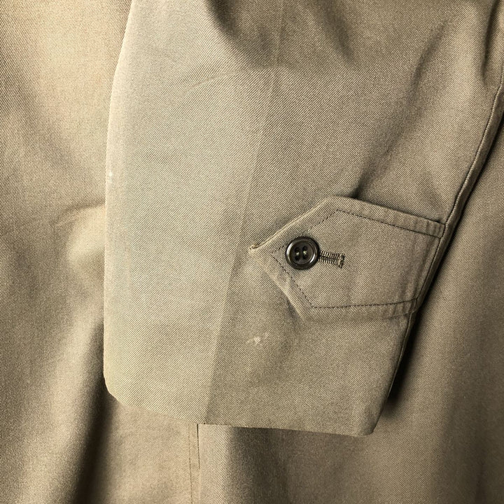 Burberry's Balmacaan coat, men's XL size polyester Khaki type Vintage Second Hand