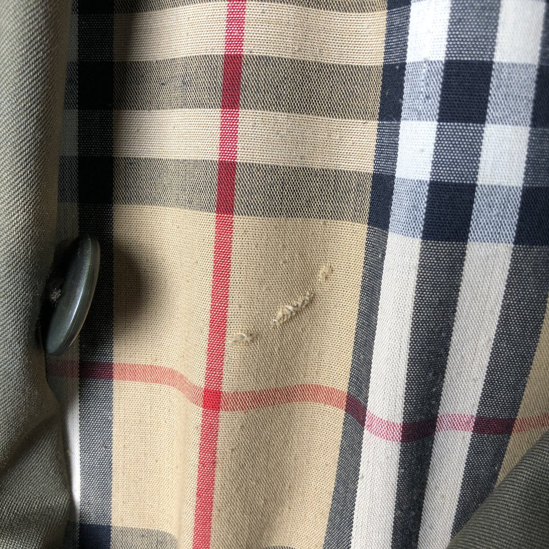Burberry's Balmacaan coat, men's XL size polyester Khaki type Vintage Second Hand