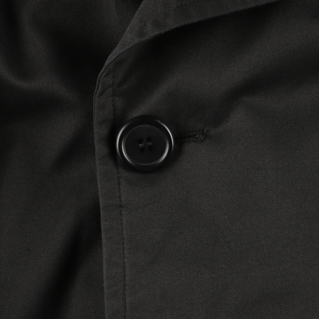 Vintage Burberry trench coat from the 1970'S to 1980s, made in England, size L. polyester black type Vintage Second Hand