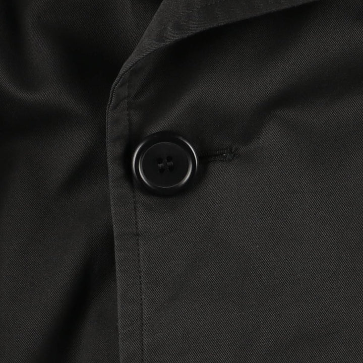 Vintage Burberry trench coat from the 1970'S to 1980s, made in England, size L. polyester black type Vintage Second Hand