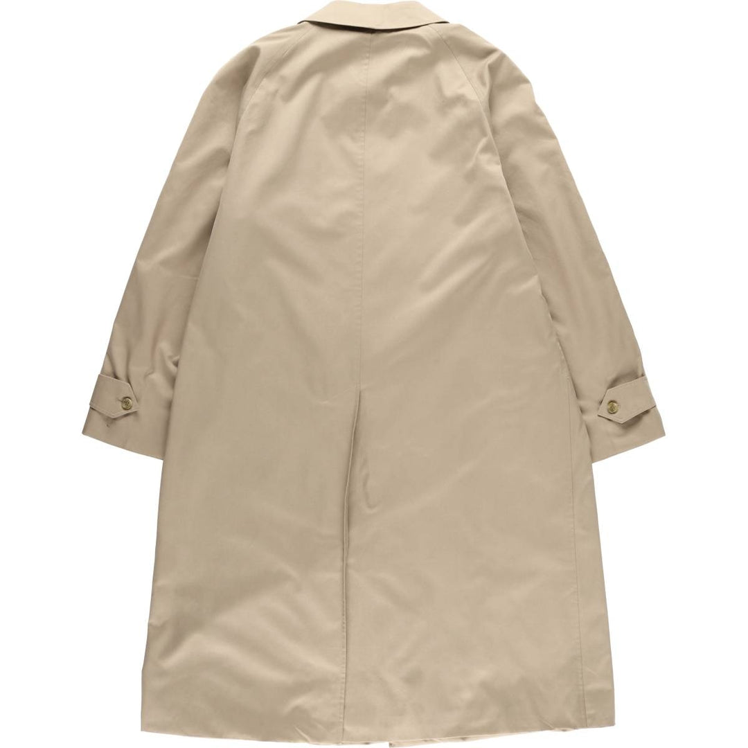 Burberry's Balmacaan Coat, Made in England, Men's XL Size cotton Beige type Vintage Second Hand
