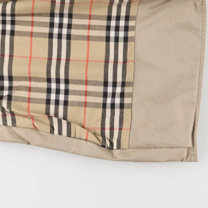 Burberry's Balmacaan Coat, Made in England, Men's XL Size cotton Beige type Vintage Second Hand