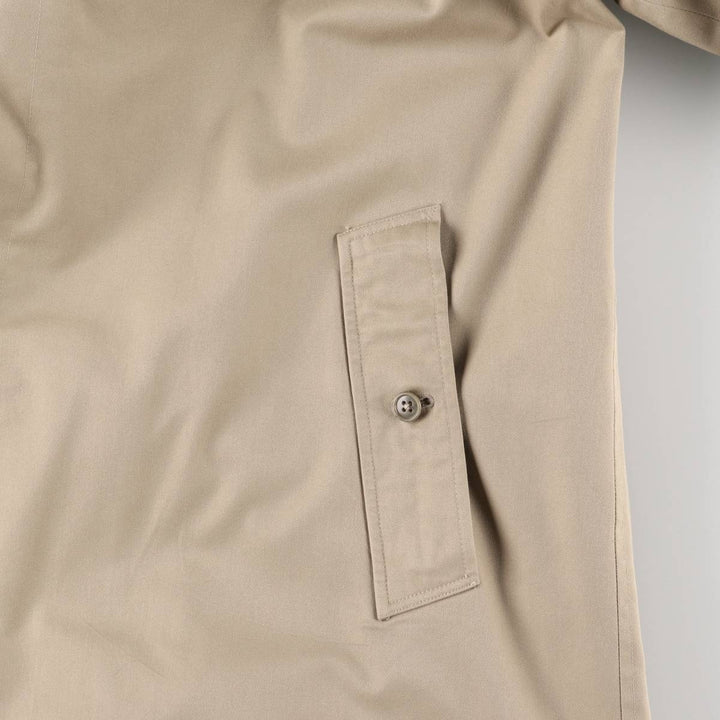 Burberry's Balmacaan Coat, Made in England, Men's XL Size cotton Beige type Vintage Second Hand