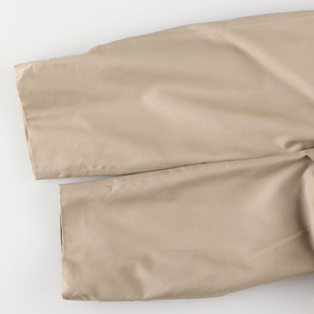 Burberry's Balmacaan Coat, Made in England, Men's XL Size cotton Beige type Vintage Second Hand