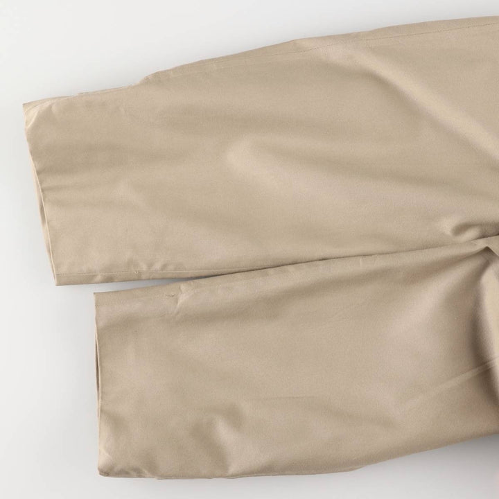 Burberry's Balmacaan Coat, Made in England, Men's XL Size cotton Beige type Vintage Second Hand