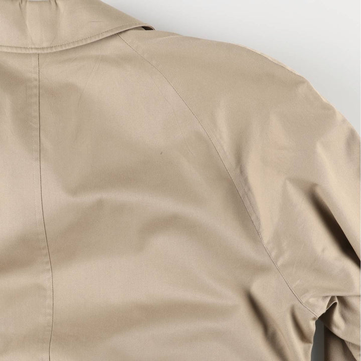 Burberry's Balmacaan Coat, Made in England, Men's XL Size cotton Beige type Vintage Second Hand