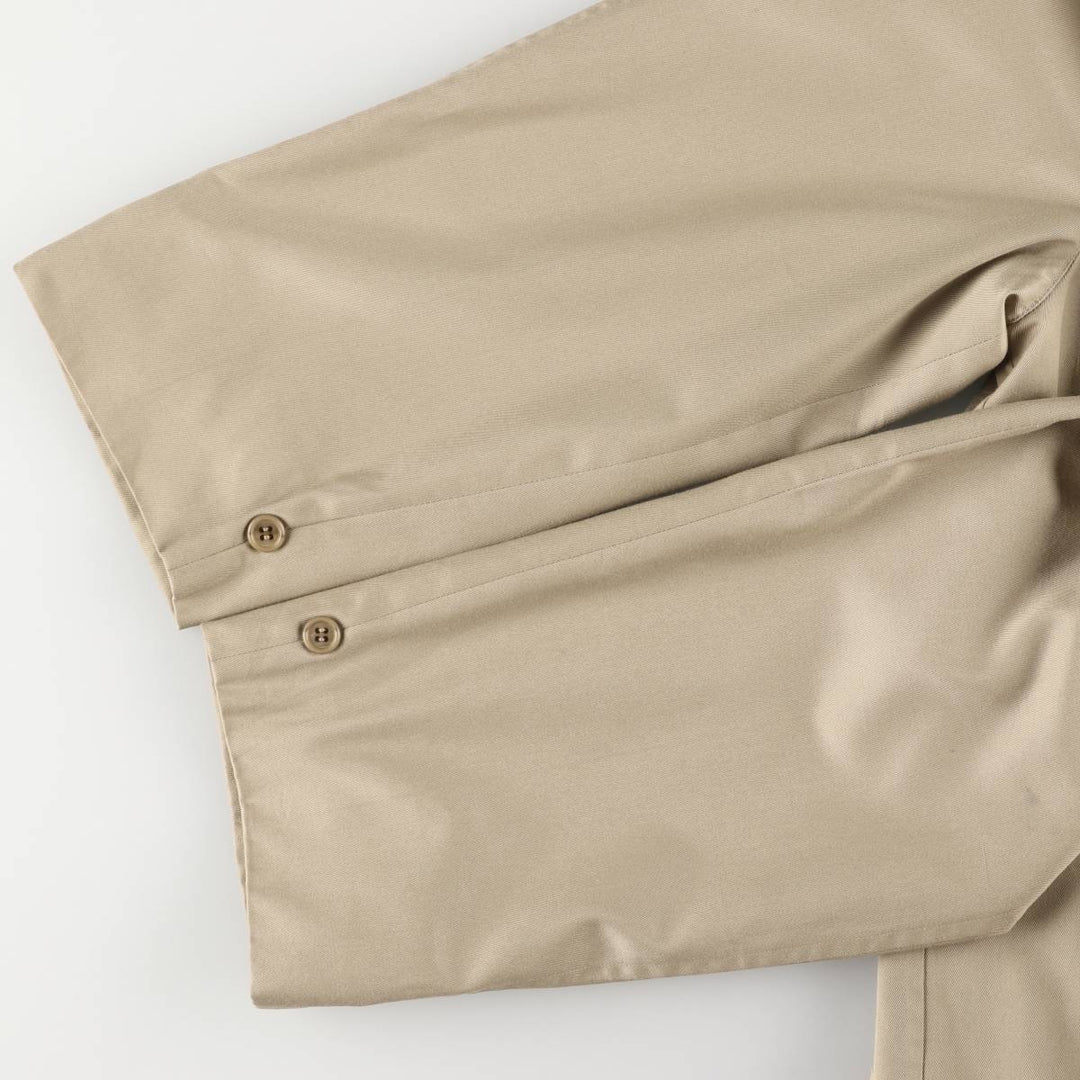 Vintage Burberry Balmacaan coat from the 1970'S to 1980s, made in England, size L. polyester Beige type Vintage Second Hand