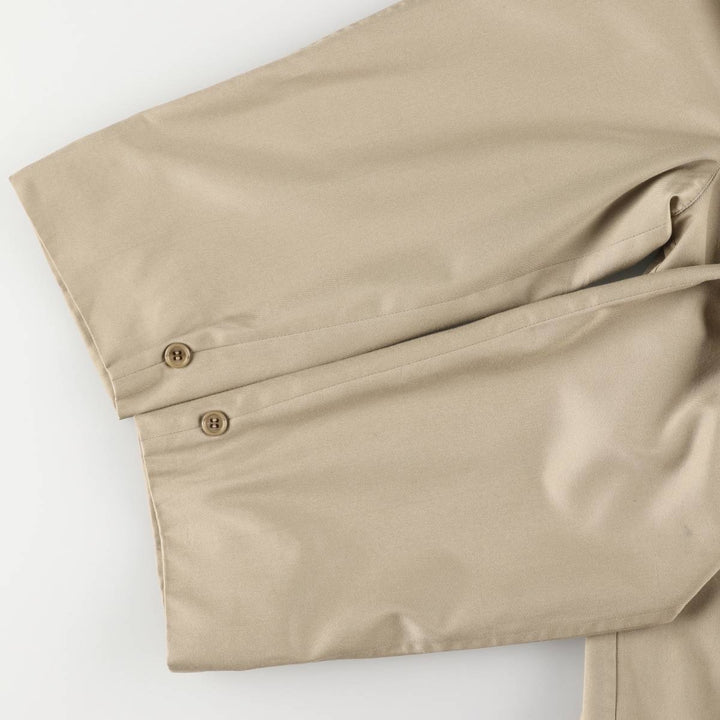 Vintage Burberry Balmacaan coat from the 1970'S to 1980s, made in England, size L. polyester Beige type Vintage Second Hand