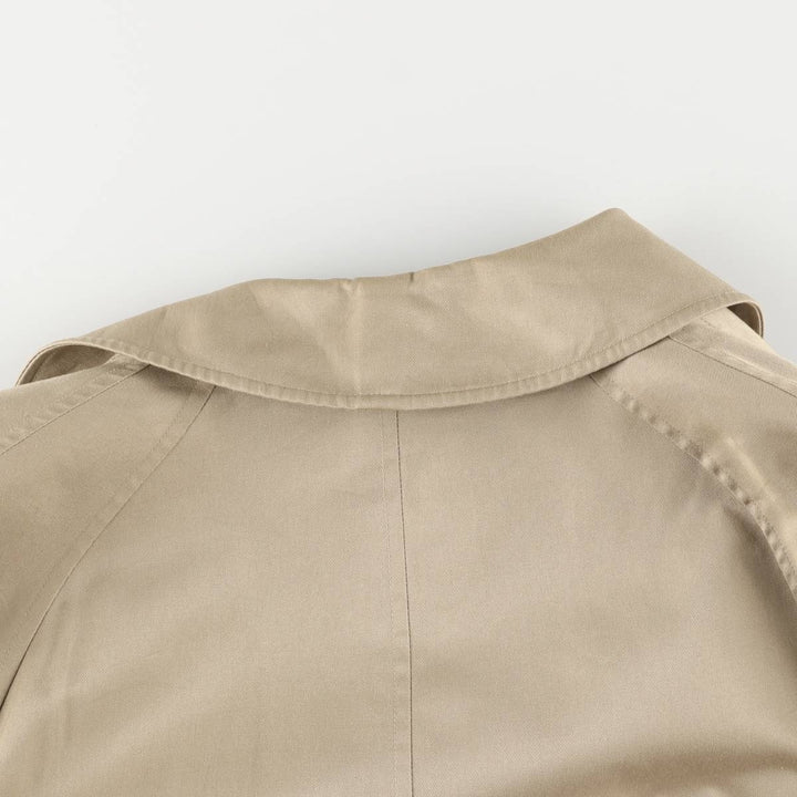 Vintage Burberry Balmacaan coat from the 1970'S to 1980s, made in England, size L. polyester Beige type Vintage Second Hand
