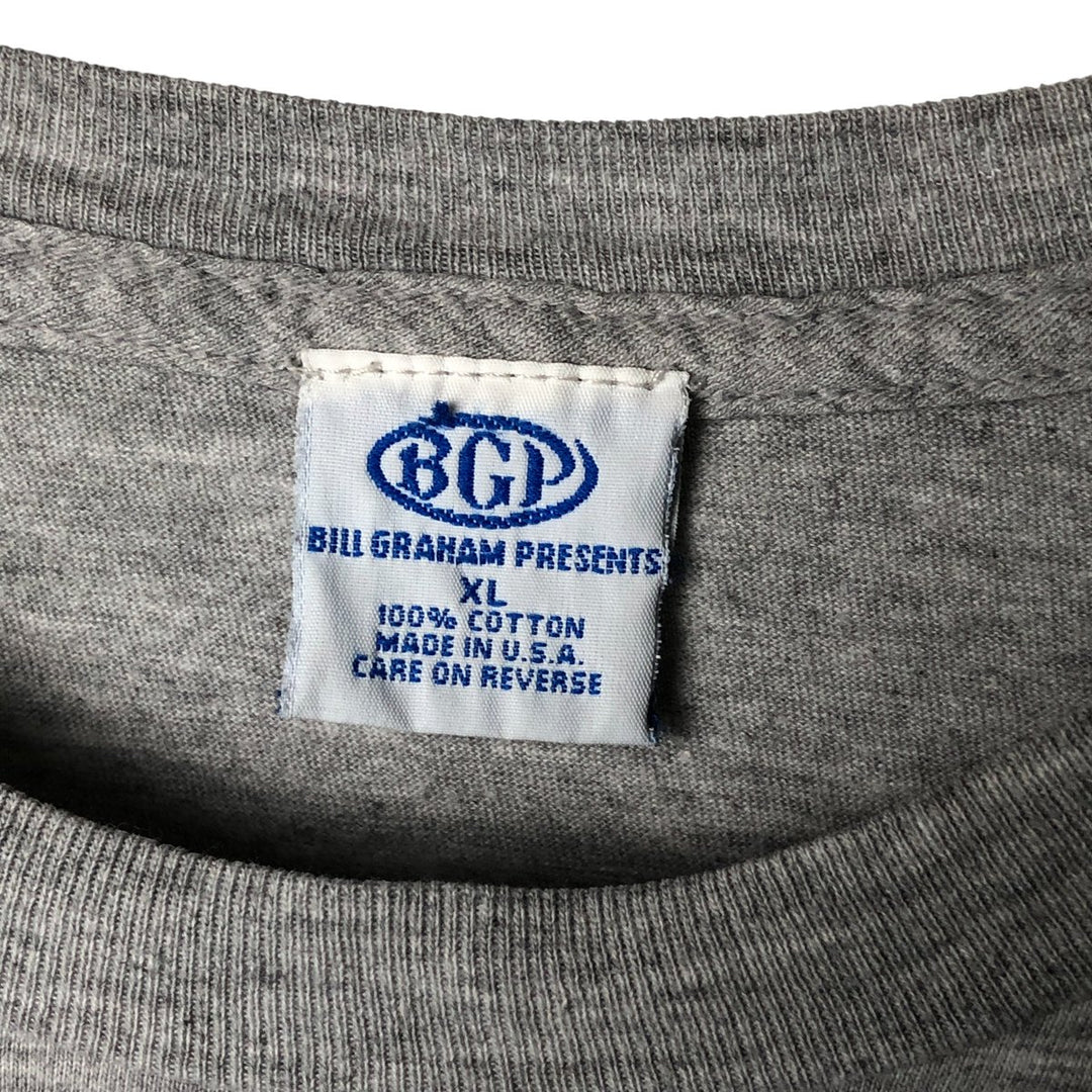 90'S BGP THE BEATLES Band T-Shirt, Made in USA, Men's Size XL cotton gray type Vintage Second Hand