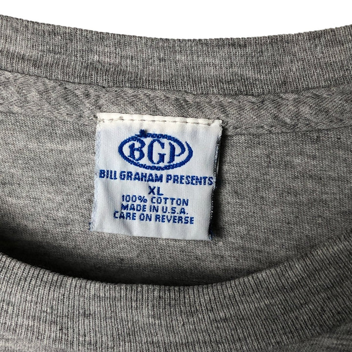 90'S BGP THE BEATLES Band T-Shirt, Made in USA, Men's Size XL cotton gray type Vintage Second Hand