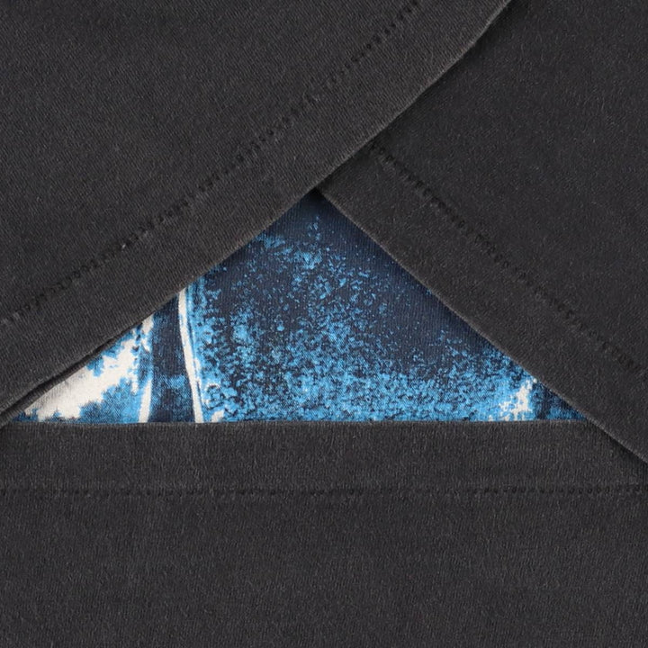 90'S Hanes Dire Straits on Every Street North American Tour 1992 Blue Tag Band T-Shirt, Made in USA cotton black type Vintage Second Hand