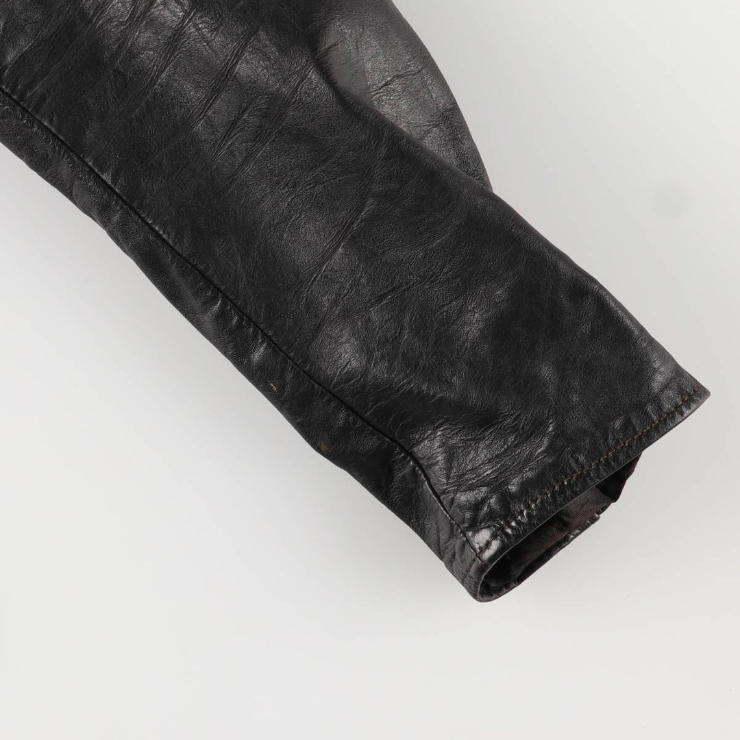 Vintage 70s-80'S Harley-Davidson AMF Single Rider Jacket, Men's Size L genuine leather black type Vintage Second Hand