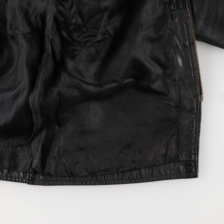 Vintage 70s-80'S Harley-Davidson AMF Single Rider Jacket, Men's Size L genuine leather black type Vintage Second Hand