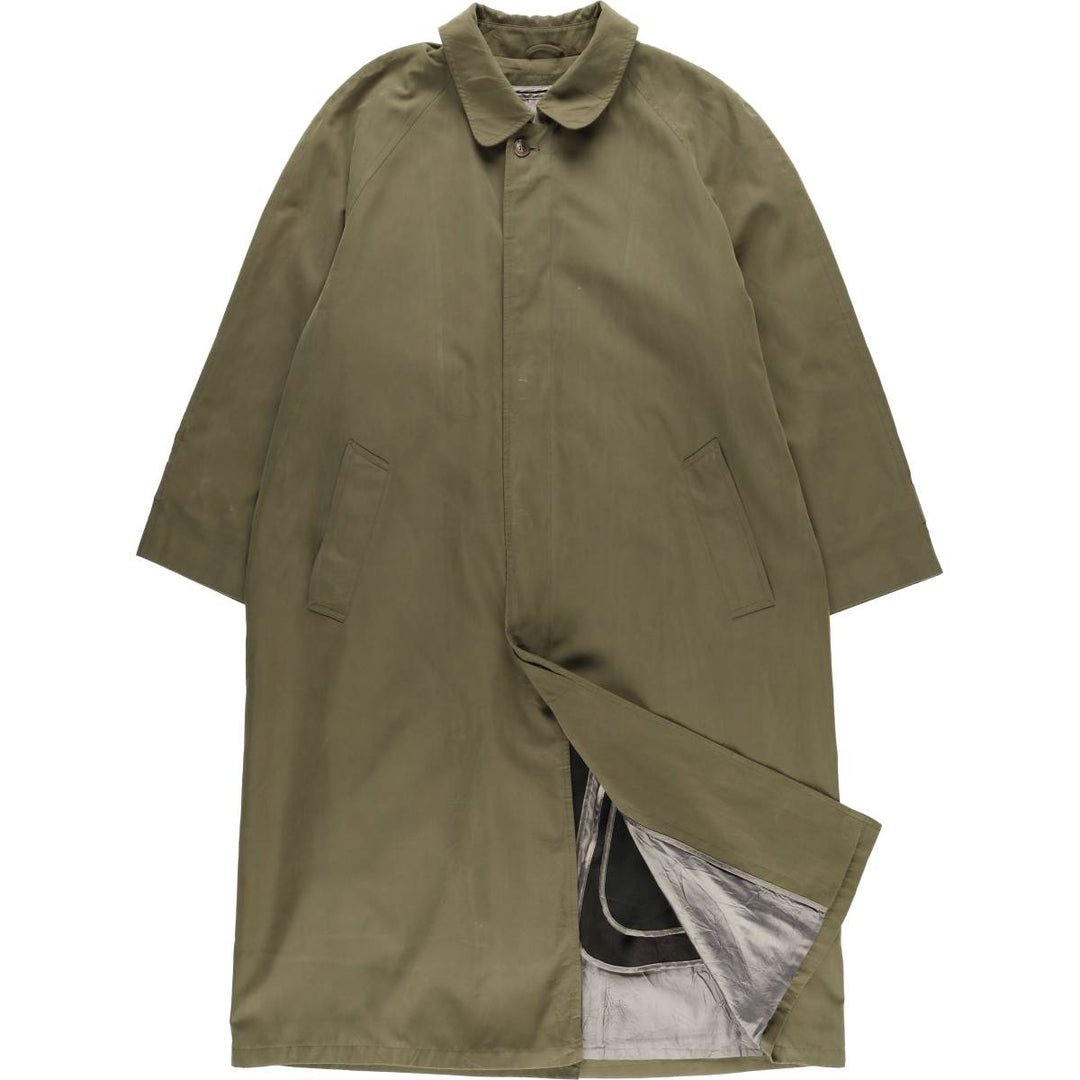Brooks Brothers Balmacaan Coat, Made in USA, Men's XL unclear Khaki type Vintage Second Hand
