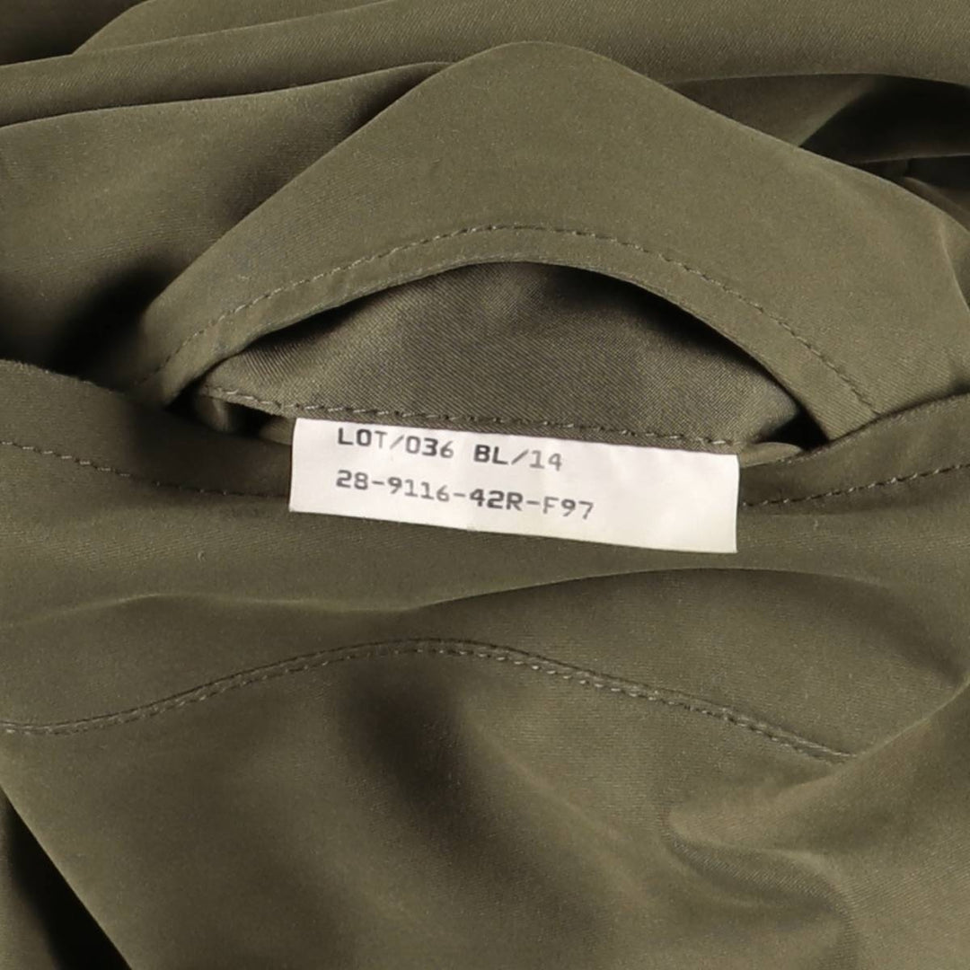 Brooks Brothers Balmacaan Coat, Made in USA, Men's XL unclear Khaki type Vintage Second Hand