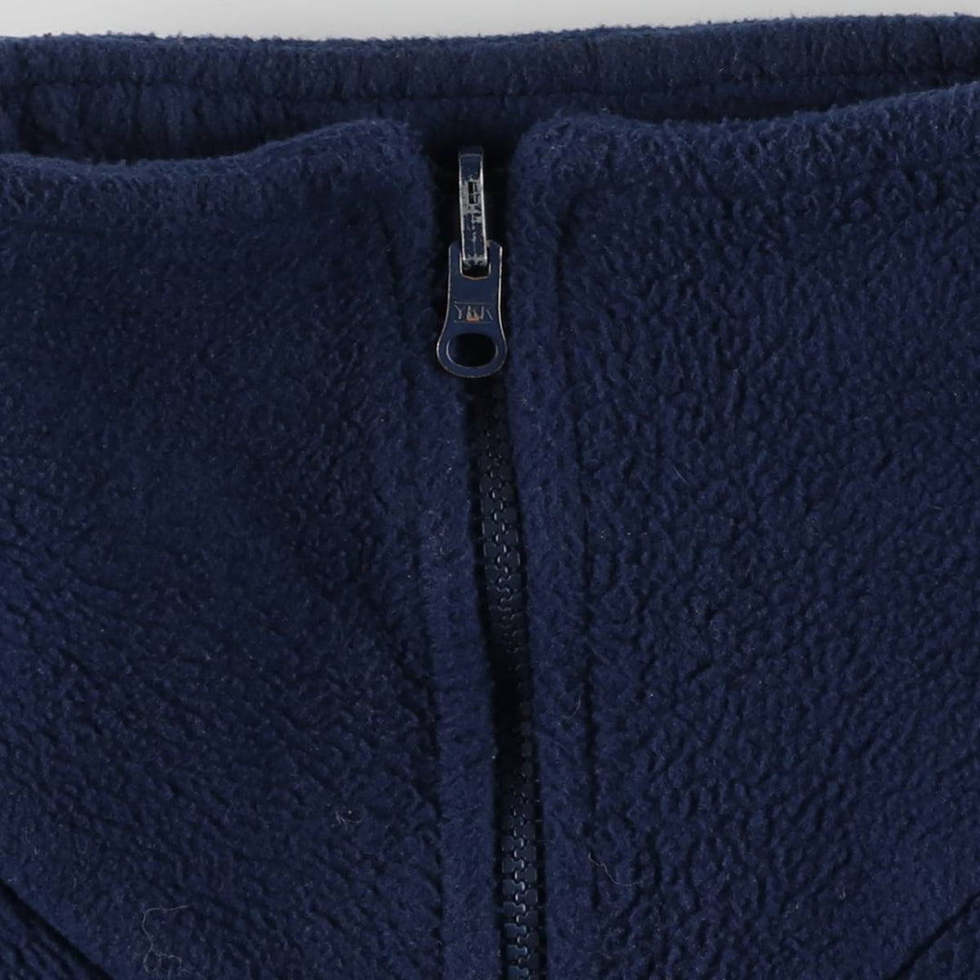 1980'S Berghaus fleece jacket, made in the UK, men's size L, vintage polyester navy blue type Vintage Second Hand