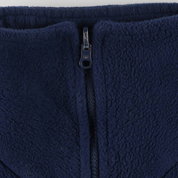 1980'S Berghaus fleece jacket, made in the UK, men's size L, vintage polyester navy blue type Vintage Second Hand