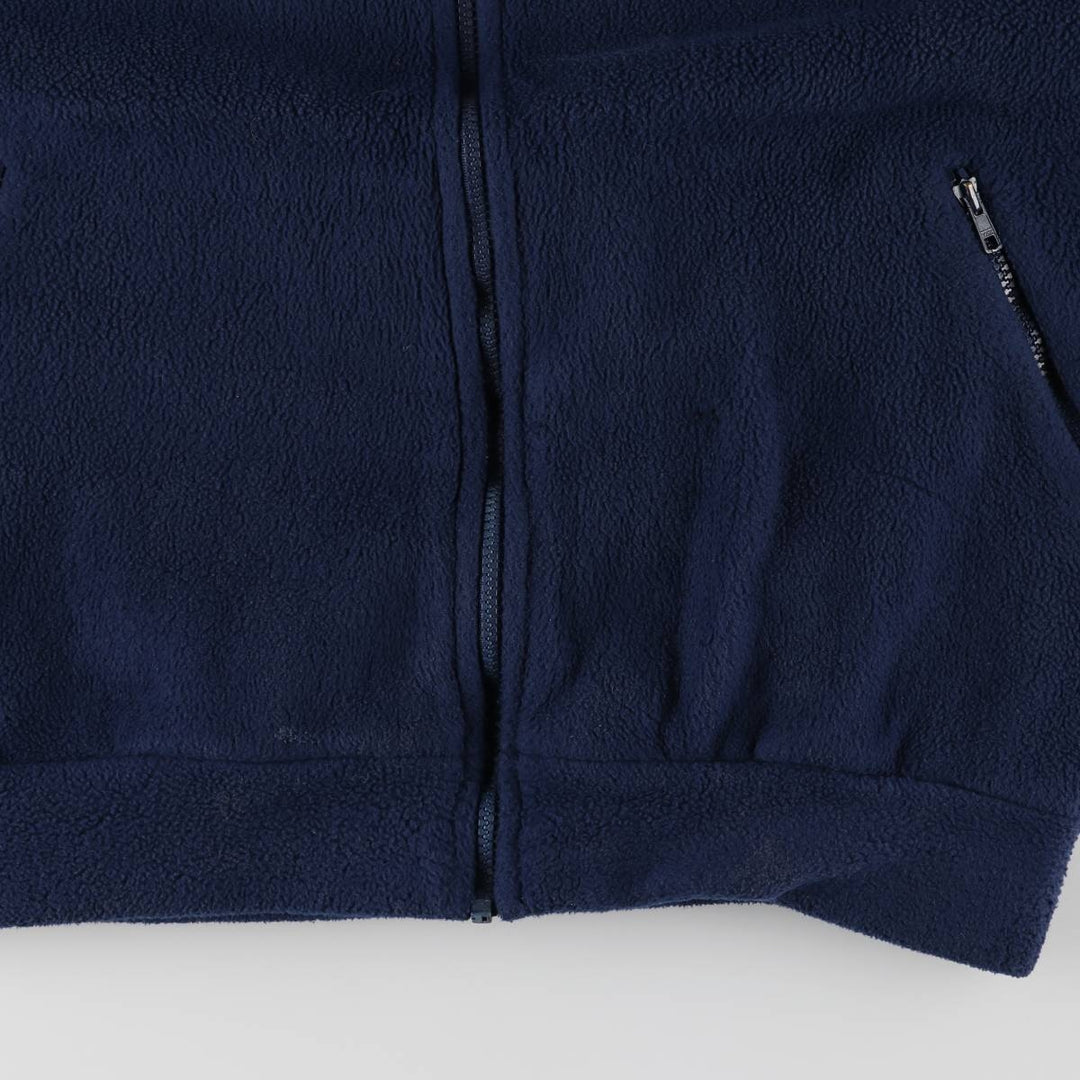 1980'S Berghaus fleece jacket, made in the UK, men's size L, vintage polyester navy blue type Vintage Second Hand