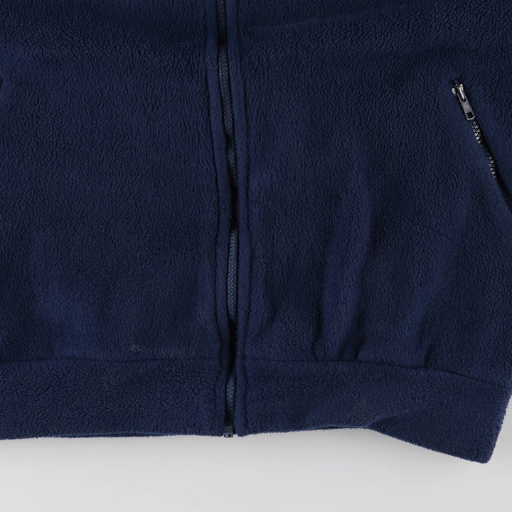 1980'S Berghaus fleece jacket, made in the UK, men's size L, vintage polyester navy blue type Vintage Second Hand