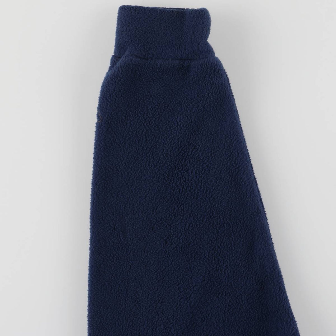 1980'S Berghaus fleece jacket, made in the UK, men's size L, vintage polyester navy blue type Vintage Second Hand