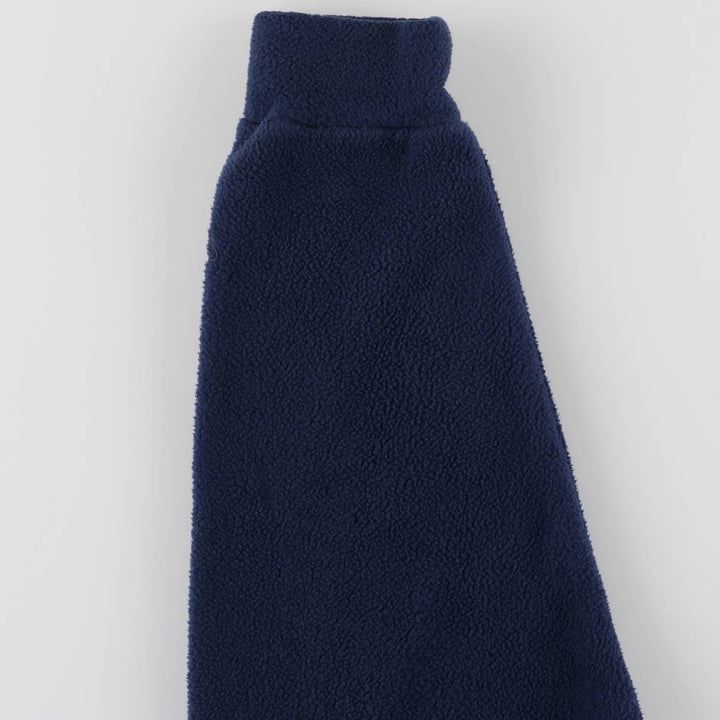 1980'S Berghaus fleece jacket, made in the UK, men's size L, vintage polyester navy blue type Vintage Second Hand