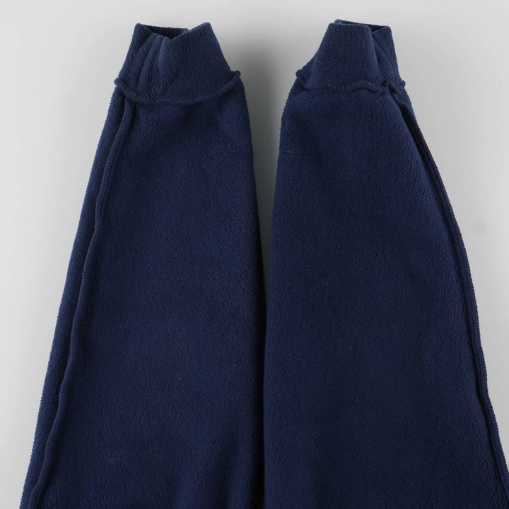 1980'S Berghaus fleece jacket, made in the UK, men's size L, vintage polyester navy blue type Vintage Second Hand