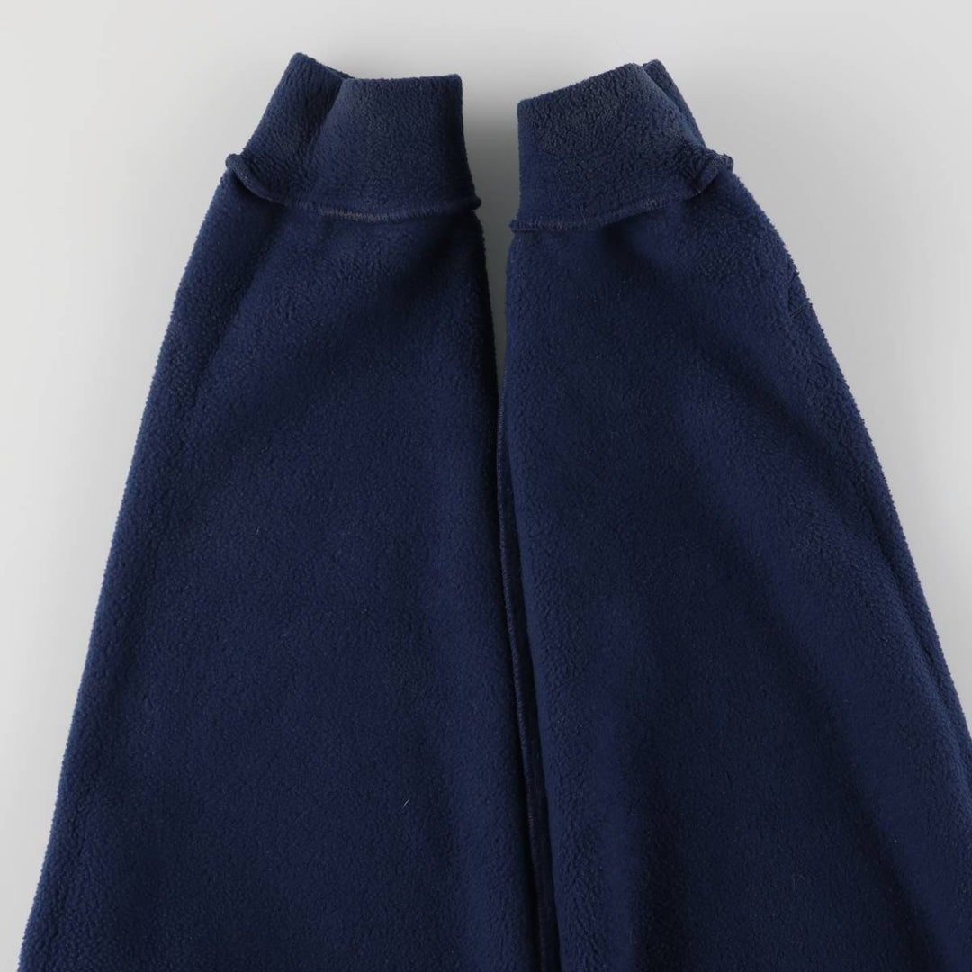 1980'S Berghaus fleece jacket, made in the UK, men's size L, vintage polyester navy blue type Vintage Second Hand