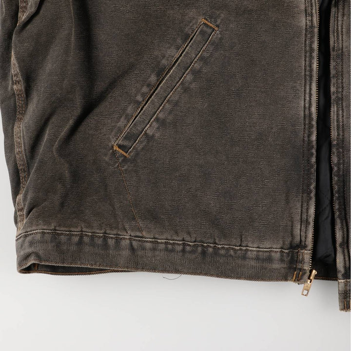 1990'S Dickies Detroit Jacket-style Padded Duck Work Jacket, Men's, Size XXL, Vintage unclear black type Vintage Second Hand