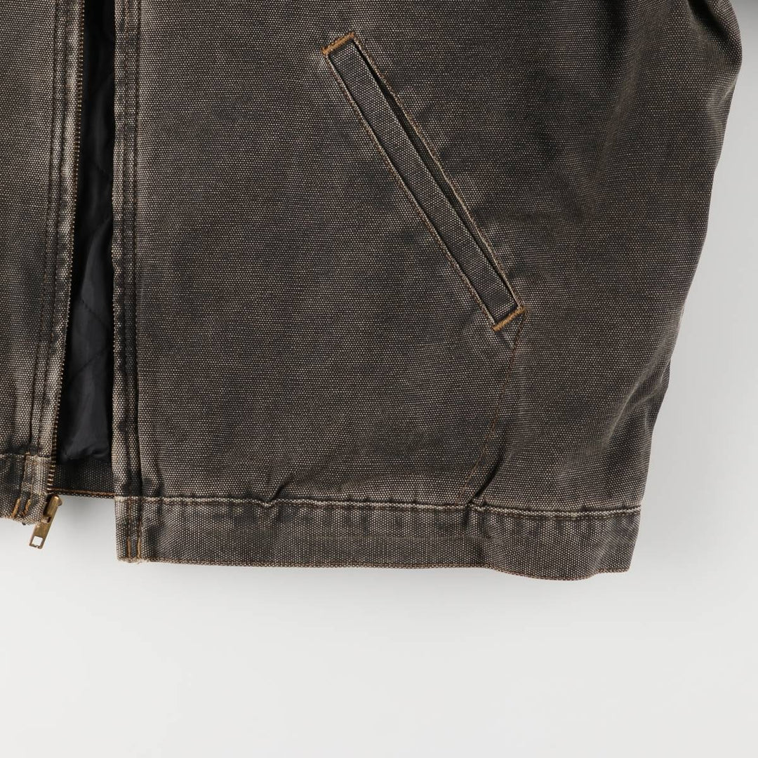 1990'S Dickies Detroit Jacket-style Padded Duck Work Jacket, Men's, Size XXL, Vintage unclear black type Vintage Second Hand