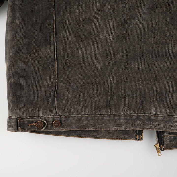 1990'S Dickies Detroit Jacket-style Padded Duck Work Jacket, Men's, Size XXL, Vintage unclear black type Vintage Second Hand